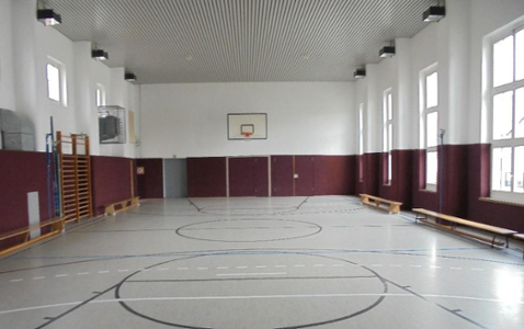 Gesamtansicht Sporthalle